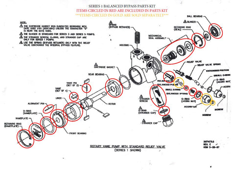 Extended or Balanced Bypass Parts (Add-on to parts kit)