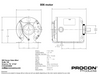 Procon 806 Motor - 1/3 HP, 115V, 60 Hz